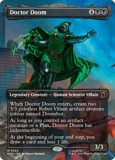 Doctor Doom (Borderless Scene) | Marvel Super Heroes、Magic: The Gathering、kayou