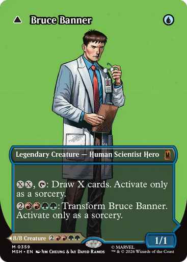 Bruce Banner // The Incredible Hulk (Logo Art) | Marvel Super Heroes、Magic: The Gathering、kayou