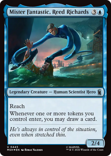 Mister Fantastic, Reed Richards (Surge Foil) | Marvel Super Heroes、Magic: The Gathering、kayou