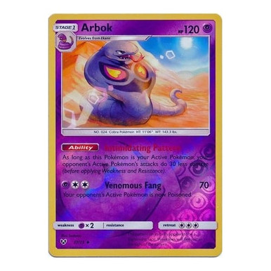 Shining Legends 37/73 Arbok (Reverse Holo)、Pokemon、kayou