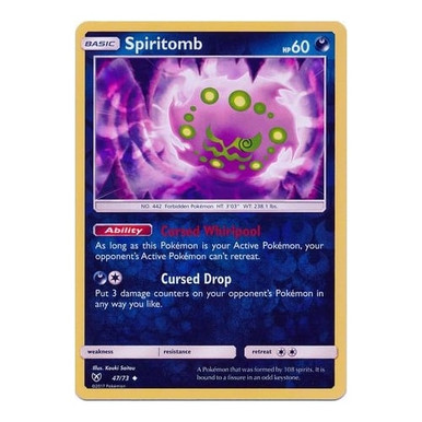 Shining Legends 47/73 Spiritomb (Reverse Holo)、Pokemon、kayou