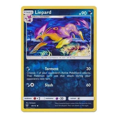 Shining Legends 49/73 Liepard (Reverse Holo)、Pokemon、kayou