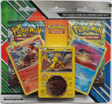 Enhanced 2 Pack Blister: Entei, Raikou, & Suicune、Pokemon、kayou