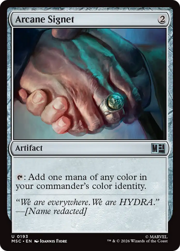 Arcane Signet (#193) | Marvel Super Heroes Commander、Magic: The Gathering、kayou