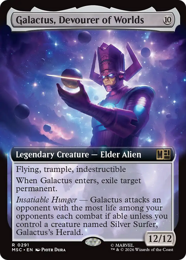 Galactus, Devourer of Worlds (Extended Art) | Marvel Super Heroes Commander、Magic: The Gathering、kayou