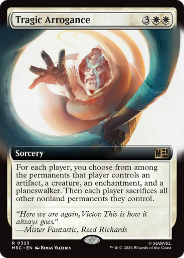 Tragic Arrogance (Extended Art) | Marvel Super Heroes Commander、Magic: The Gathering、kayou