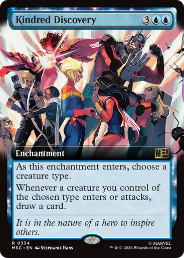 Kindred Discovery (Extended Art) | Marvel Super Heroes Commander、Magic: The Gathering、kayou
