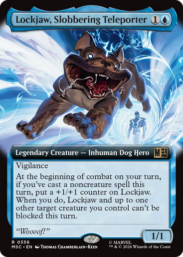 Lockjaw, Slobbering Teleporter (Extended Art) | Marvel Super Heroes Commander、Magic: The Gathering、kayou