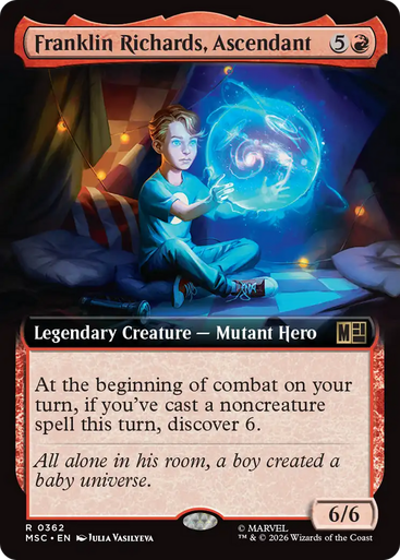 Franklin Richards, Ascendant (Extended Art) | Marvel Super Heroes Commander、Magic: The Gathering、kayou