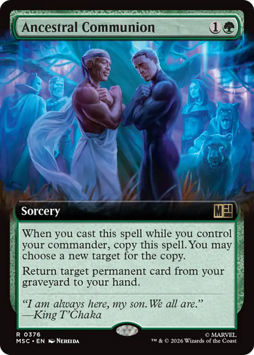 Ancestral Communion (Extended Art) | Marvel Super Heroes Commander、Magic: The Gathering、kayou