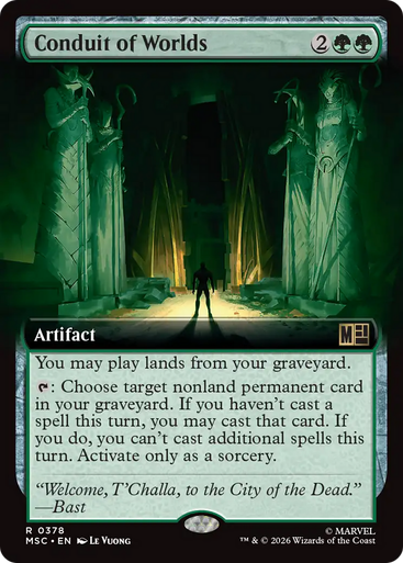 Conduit of Worlds (Extended Art) | Marvel Super Heroes Commander、Magic: The Gathering、kayou