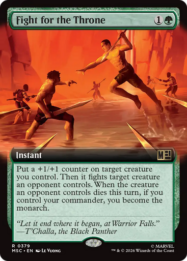 Fight for the Throne (Extended Art) | Marvel Super Heroes Commander、Magic: The Gathering、kayou