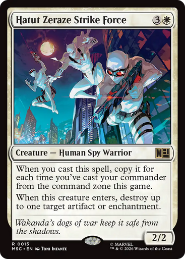 Hatut Zeraze Strike Force (Surge Foil) | Marvel Super Heroes Commander、Magic: The Gathering、kayou