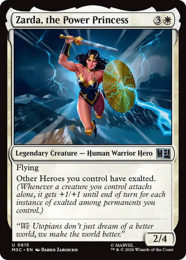 Zarda, the Power Princess (Foil) | Marvel Super Heroes Commander、Magic: The Gathering、kayou