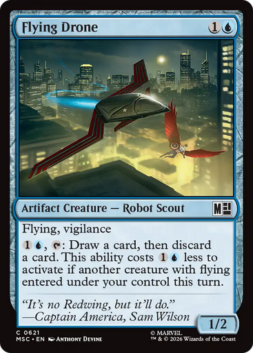 Flying Drone (Foil) | Marvel Super Heroes Commander、Magic: The Gathering、kayou