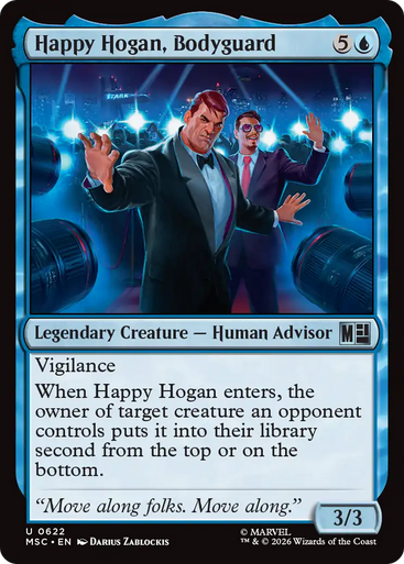 Happy Hogan, Bodyguard (Foil) | Marvel Super Heroes Commander、Magic: The Gathering、kayou