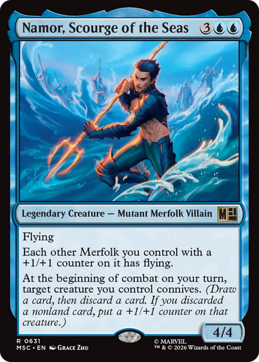 Namor, Scourge of the Seas (Foil) | Marvel Super Heroes Commander、Magic: The Gathering、kayou