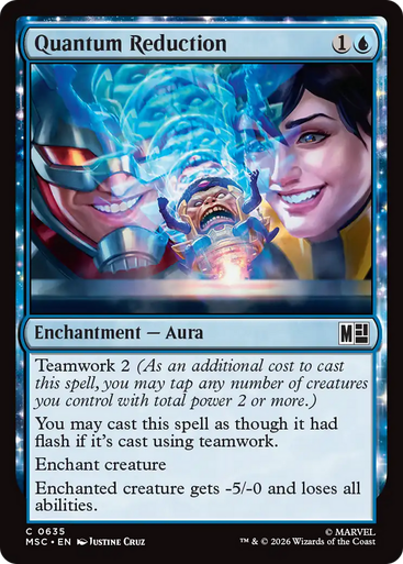 Quantum Reduction (Foil) | Marvel Super Heroes Commander、Magic: The Gathering、kayou