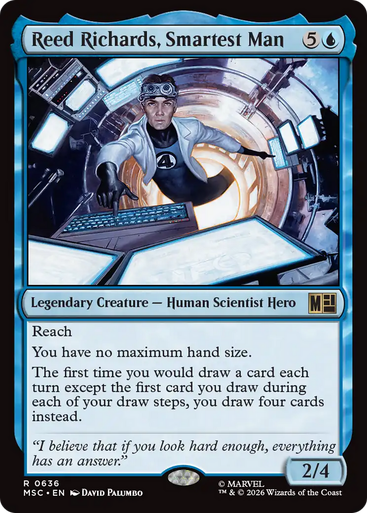 Reed Richards, Smartest Man (Foil) | Marvel Super Heroes Commander、Magic: The Gathering、kayou