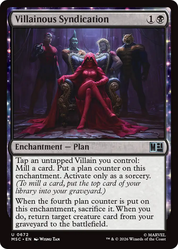 Villainous Syndication (Foil) | Marvel Super Heroes Commander、Magic: The Gathering、kayou