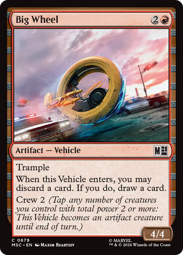 Big Wheel (Foil) | Marvel Super Heroes Commander、Magic: The Gathering、kayou