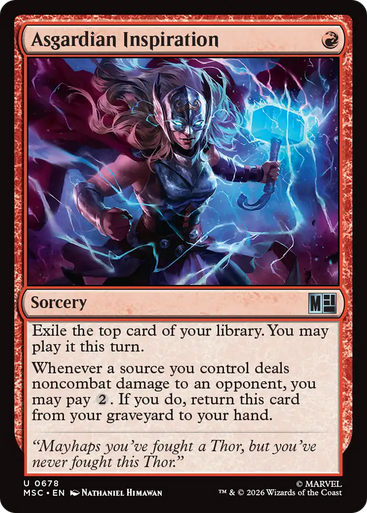 Asgardian Inspiration (Foil) | Marvel Super Heroes Commander、Magic: The Gathering、kayou