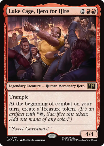 Luke Cage, Hero for Hire (Foil) | Marvel Super Heroes Commander、Magic: The Gathering、kayou