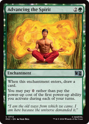Advancing the Spirit (Foil) | Marvel Super Heroes Commander、Magic: The Gathering、kayou