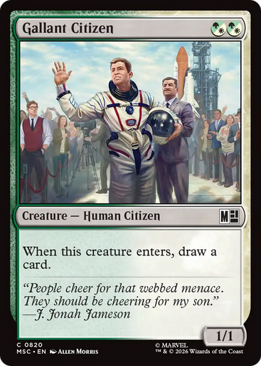 Gallant Citizen (Foil) | Marvel Super Heroes Commander、Magic: The Gathering、kayou