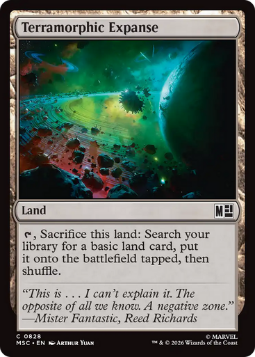Terramorphic Expanse (Foil) | Marvel Super Heroes Commander、Magic: The Gathering、kayou