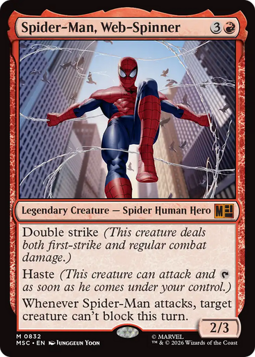 Spider-Man, Web-Spinner (Foil) | Marvel Super Heroes Commander、Magic: The Gathering、kayou