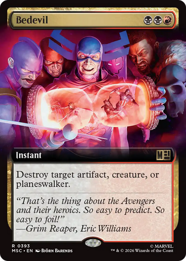 Bedevil (Extended Art) | Marvel Super Heroes Commander、Magic: The Gathering、kayou