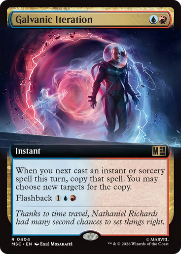 Galvanic Iteration (Extended Art) | Marvel Super Heroes Commander、Magic: The Gathering、kayou