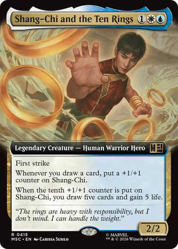 Shang-Chi and the Ten Rings (Extended Art) | Marvel Super Heroes Commander、Magic: The Gathering、kayou