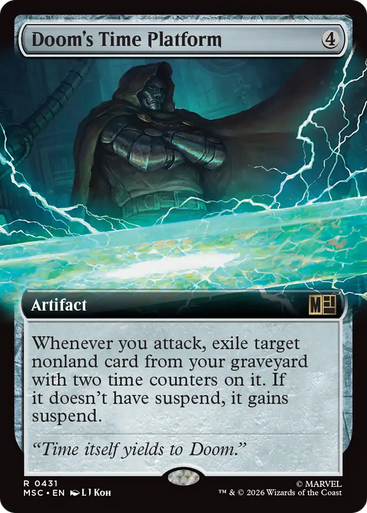 Doom's Time Platform (Extended Art) | Marvel Super Heroes Commander、Magic: The Gathering、kayou