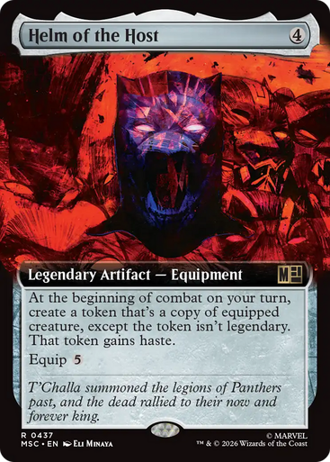 Helm of the Host (Extended Art) | Marvel Super Heroes Commander、Magic: The Gathering、kayou