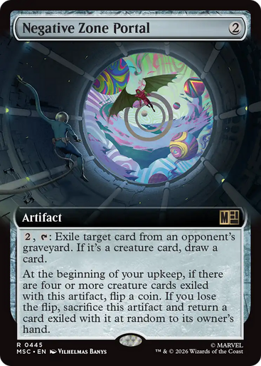 Negative Zone Portal (Extended Art) | Marvel Super Heroes Commander、Magic: The Gathering、kayou