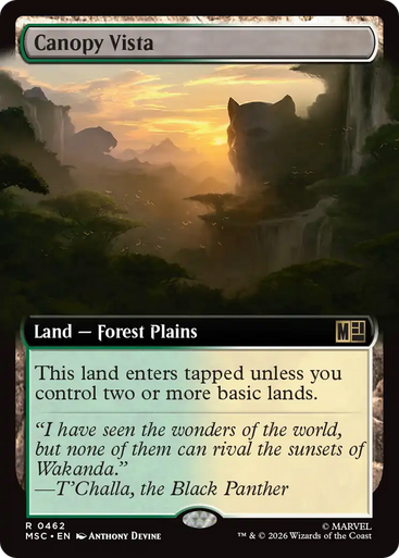 Canopy Vista (Extended Art) | Marvel Super Heroes Commander、Magic: The Gathering、kayou