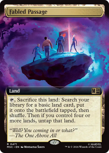 Fabled Passage (Extended Art) | Marvel Super Heroes Commander、Magic: The Gathering、kayou