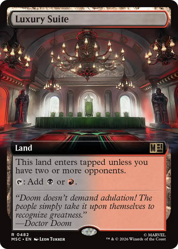 Luxury Suite (Extended Art) | Marvel Super Heroes Commander、Magic: The Gathering、kayou
