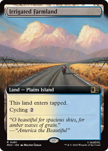 Irrigated Farmland (Extended Art) | Marvel Super Heroes Commander、Magic: The Gathering、kayou