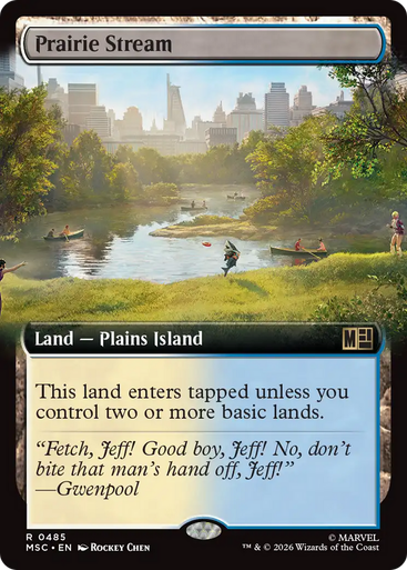 Prairie Stream (Extended Art) | Marvel Super Heroes Commander、Magic: The Gathering、kayou