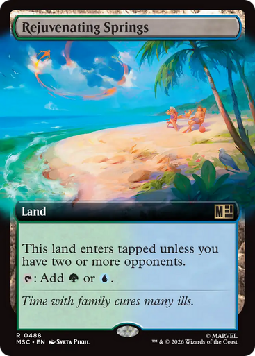 Rejuvenating Springs (Extended Art) | Marvel Super Heroes Commander、Magic: The Gathering、kayou