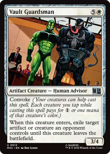 Vault Guardsman (Foil) | Marvel Super Heroes Commander、Magic: The Gathering、kayou