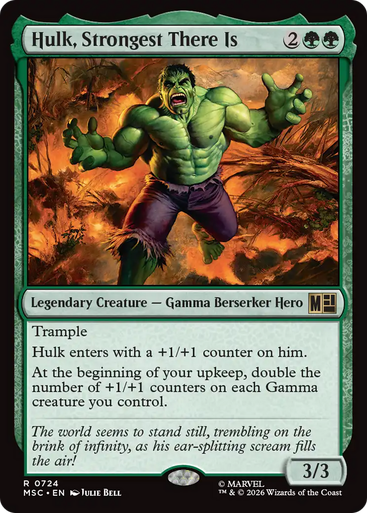 Hulk, Strongest There Is (Foil) | Marvel Super Heroes Commander、Magic: The Gathering、kayou