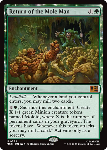 Return of the Mole Man (Foil) | Marvel Super Heroes Commander、Magic: The Gathering、kayou