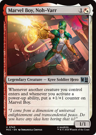 Marvel Boy, Noh-Varr (Foil) | Marvel Super Heroes Commander、Magic: The Gathering、kayou