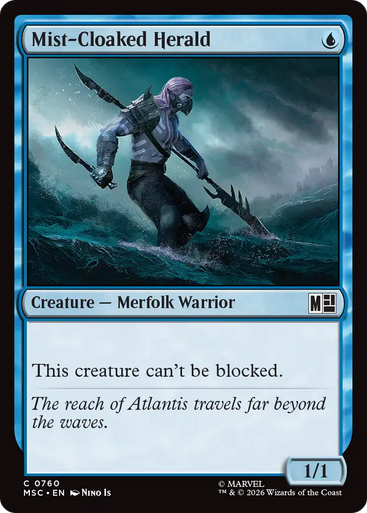 Mist-Cloaked Herald (Foil) | Marvel Super Heroes Commander、Magic: The Gathering、kayou
