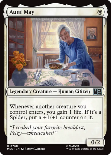 Aunt May (Foil) | Marvel Super Heroes Commander、Magic: The Gathering、kayou