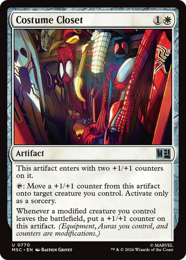 Costume Closet (Foil) | Marvel Super Heroes Commander、Magic: The Gathering、kayou